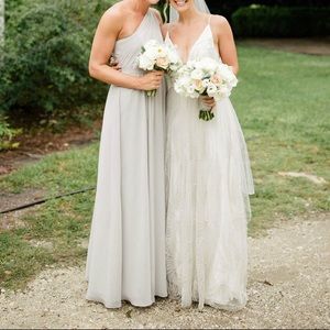 Brideside grey formal dress